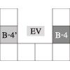 type B-4 平面図